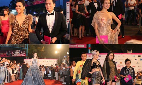 Dàn sao Việt khoe sắc trên thảm đỏ chung kết HHVN 2016